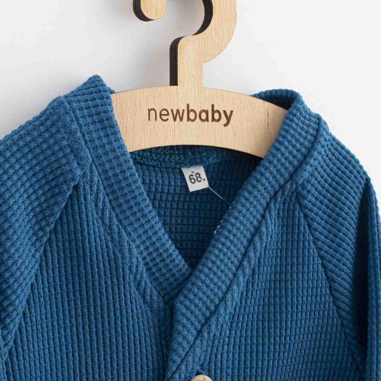 Kojenecký kabátek na knoflíky New Baby Luxury clothing Oliver modrý - Image 2