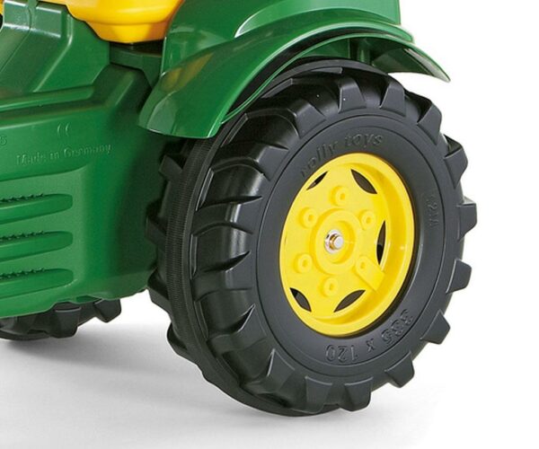 Šlapací traktor nakladač Rolly Toys John Deere Farmtrac zelený - Image 5