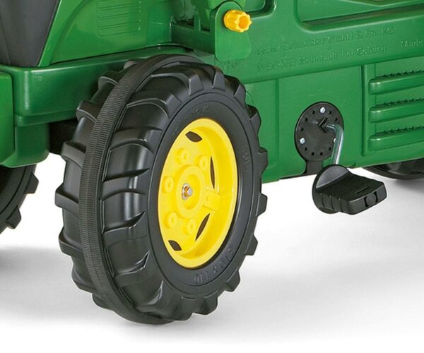 Šlapací traktor nakladač Rolly Toys John Deere Farmtrac zelený - Image 6